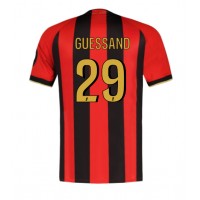 Camisa de time de futebol OGC Nice Evann Guessand #29 Replicas 1º Equipamento 2024-25 Manga Curta